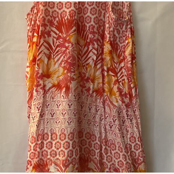 Old Navy Womens Multicolor Floral Round Neck Sleeveless Blouse Top Size SP - Picture 7 of 7